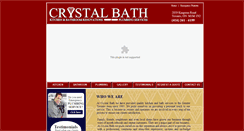 Desktop Screenshot of crystalbath.ca